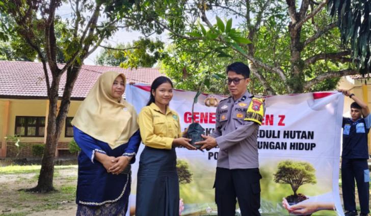 Sosialisasi Green Policing di SMKN.7 Pekanbaru, Menanamkan Kesadaran Lingkungan Sejak Dini
