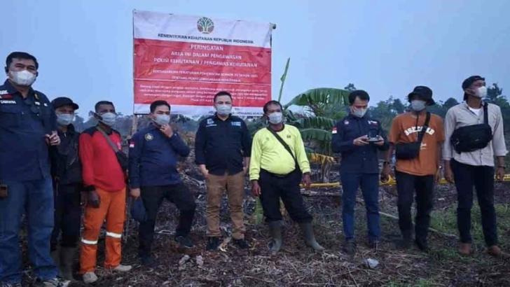 Aparat Segel Lahan 3 Perusahaan Terkait Kebakaran Lahan
