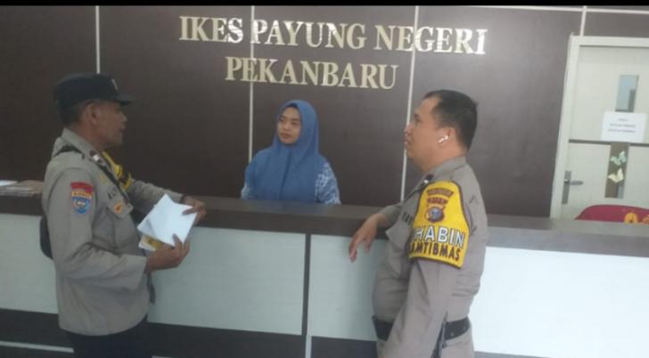 Sosialisasi Rekrutmen Polri di STIKES Payung Negeri Pekanbaru