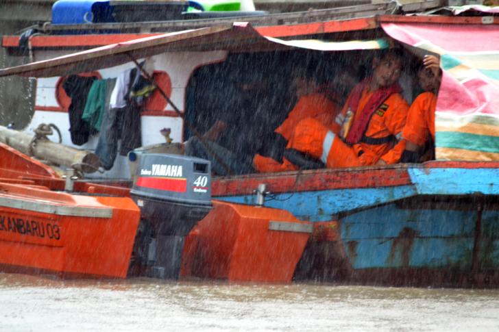 Pencarian Korban Tenggelam di Dumai Sempat Terhenti Akibat Cuaca Buruk