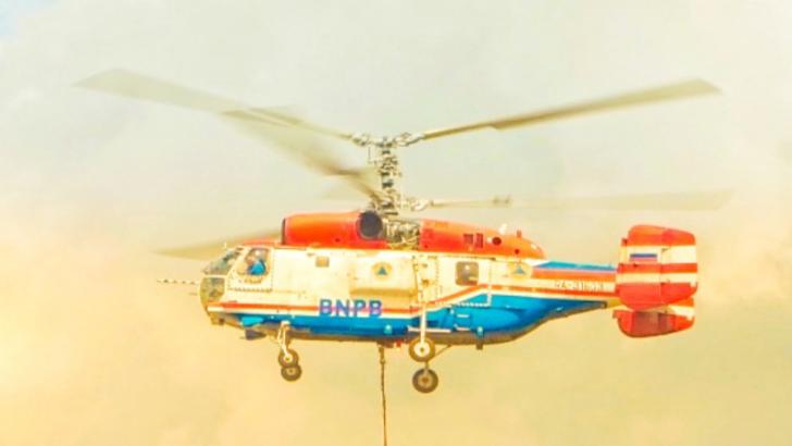 BPBD Tambah Helikopter Menghadapi Bencana Karhutla di Riau