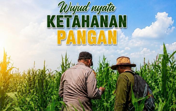 Bhabinkamtibmas Polsek Kandis dan Petani, Diantara Tanah dan Benih Jagung