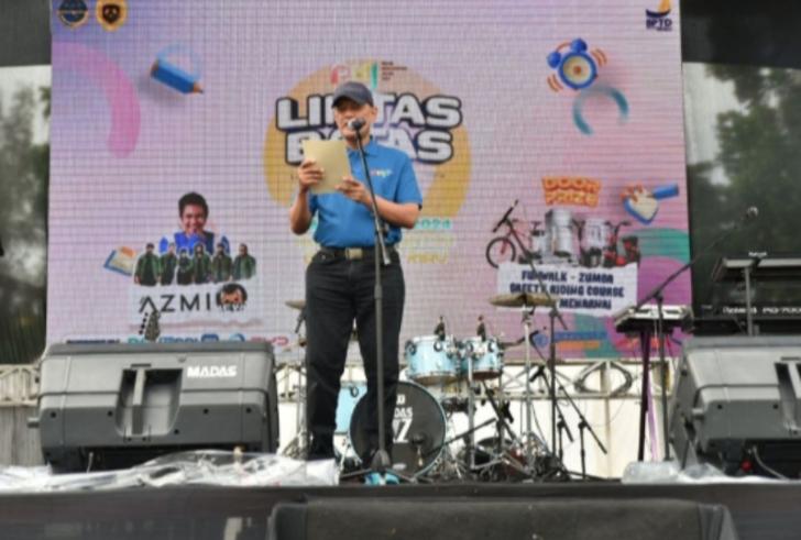 Sekdaprov Riau, Taufiq Oesman Kampanye Budaya Tertib Berkendara