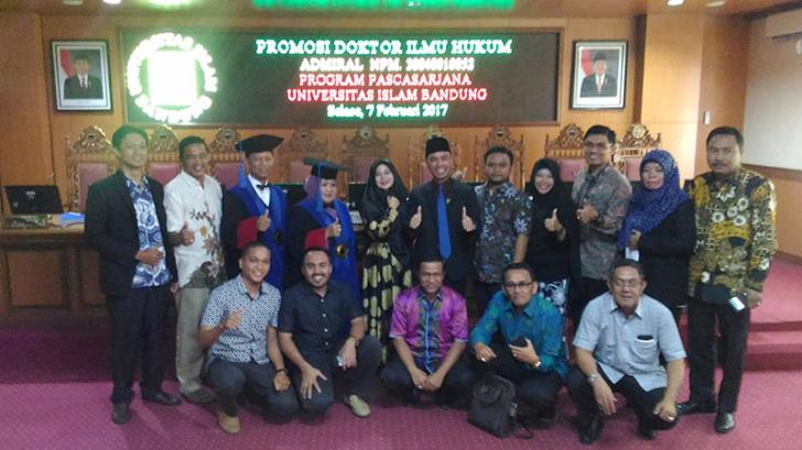 Wakil Dekan I FH UIR Raih Doktor, Selesaikan Studi Ilmu Hukum Keperdataan