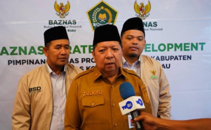 Pemprov Riau Dorong Pengelolaan Zakat Harus Profesional, Transparan Berbasis Data