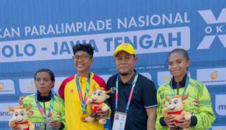 Peparnas XVll 2024, Kontingen Riau Sukses Meraih Medali Emas Pertama Cabor Atletik