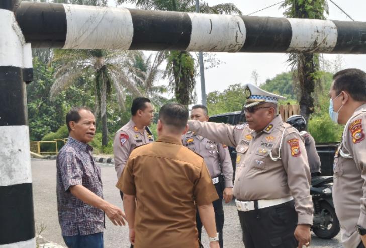 Jelang Pengerjaan Pemeliharaan Jembatan Siak I dan III, Polisi Siapkan Rekayasa Lalu  Lintas