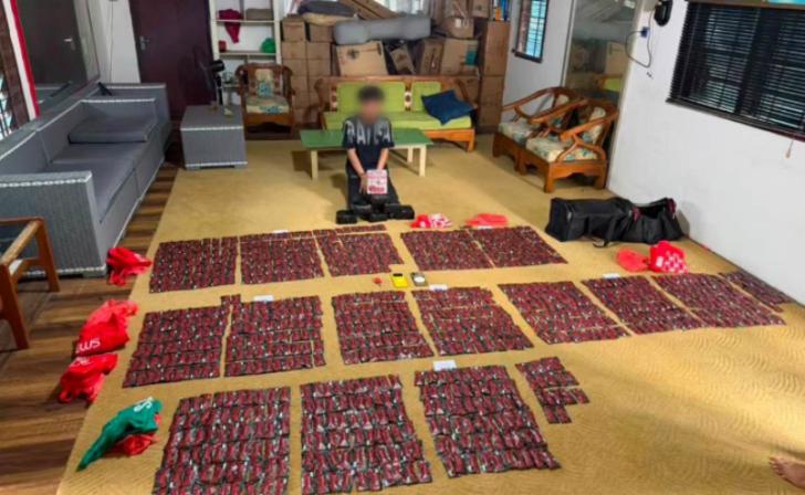 Polda Riau Gagalkan Penyelundupan 6,94Kg Sabu dan 969 Cartridge Etomidate