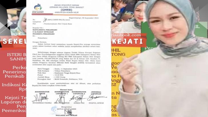 Habis Diperiksa Jaksa, Anak Bupati Rohil Mau Demo Kejati Riau?