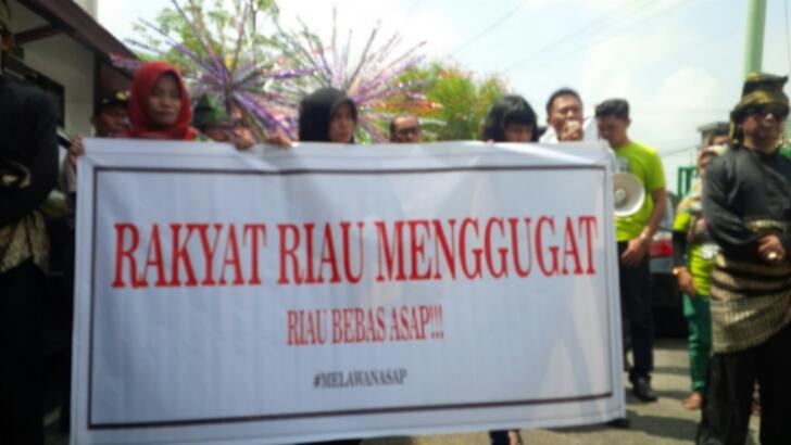 Bernuansa Melayu, Koalisi Melawan Asap Riau Gugat Pemerintah ke PN Pekanbaru