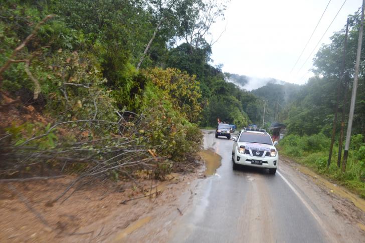 Perjalanan Bantuan Organisasi Minang di Dumai Sempat Terhalang Cuaca Buruk