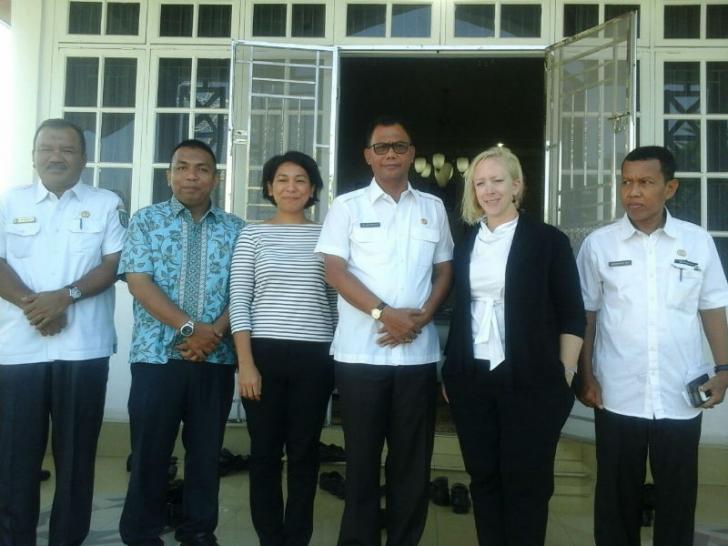 Bupati Rohil Sambut Kunjungan Delegasi UNOPS, Bahas soal Gambut dan Karhutla