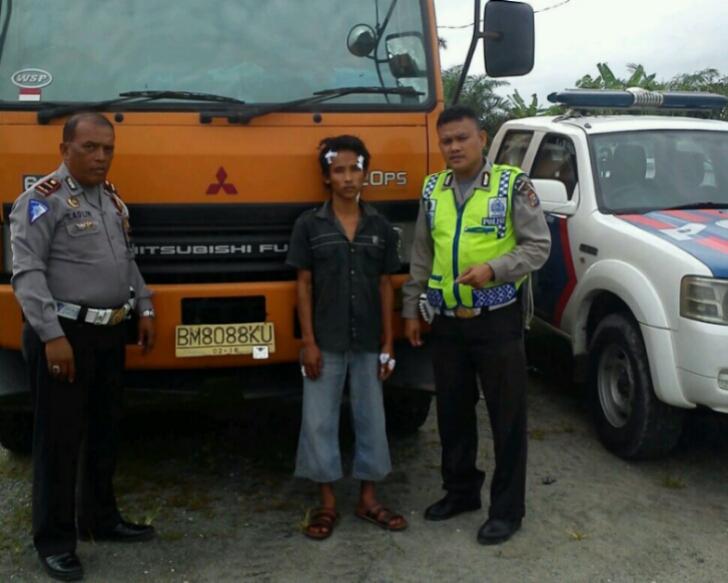 Kejar-kejaran Dua Jam, Polantas Gagalkan Aksi Perampasan Truk di Duri