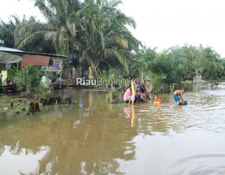 Rentan Kena Penyakit Pasca Banjir, Camat Kandis Himbau Warganya Jaga Kebersihan