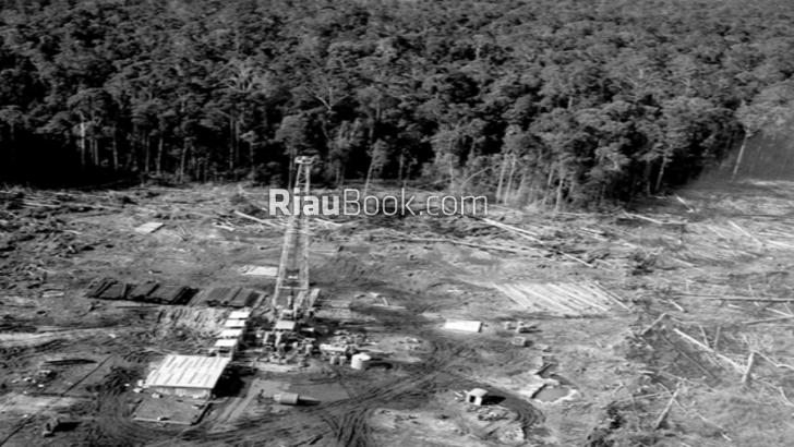 Inilah Foto-foto Ketika Chevron Diduga Cemari Riau dengan Minyak