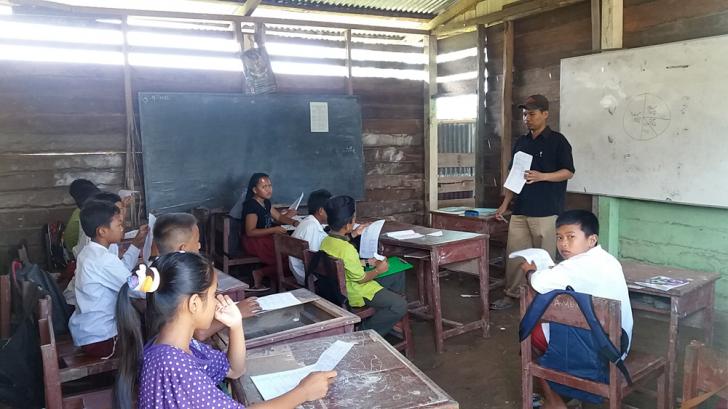 Sangat Miris, Sekolah yang Berada di Kota Dumai ini Tidak Layak Pakai