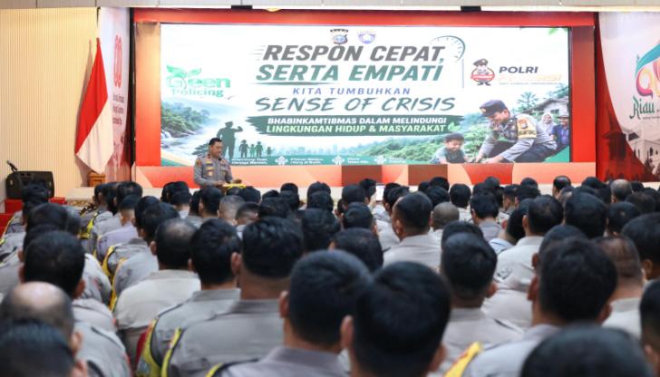 Wakapolda Riau Buka Kegiatan Peningkatan Kemampuan Bhabinkamtibmas Polda Riau Tahun 2026