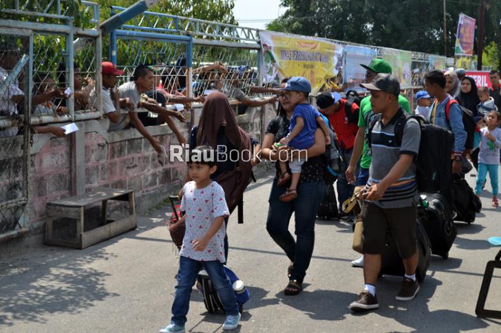 Selama Arus Mudik dan Balik, Kedatangan Penumpang Domestik yang Banyak di Dumai
