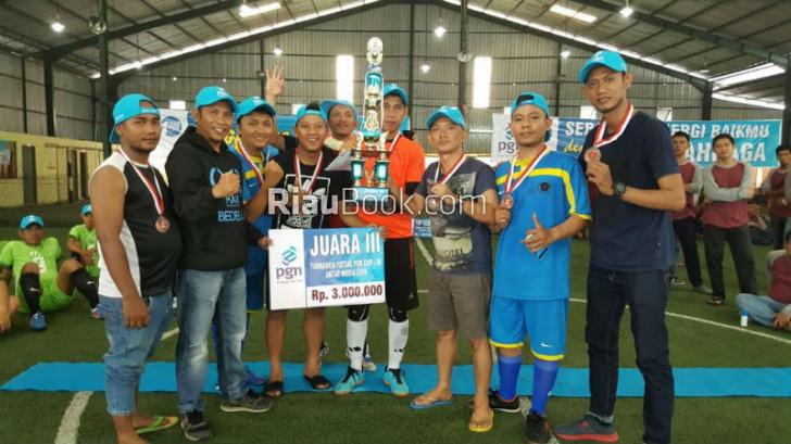 Media Online Juara III Liga Futsal Antar Media PGN Cup 2016