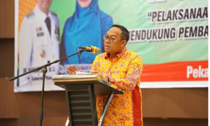 Begini Pesan Penjabat Gubri, Rahman Hadi Salam Rakor se PKK Riau