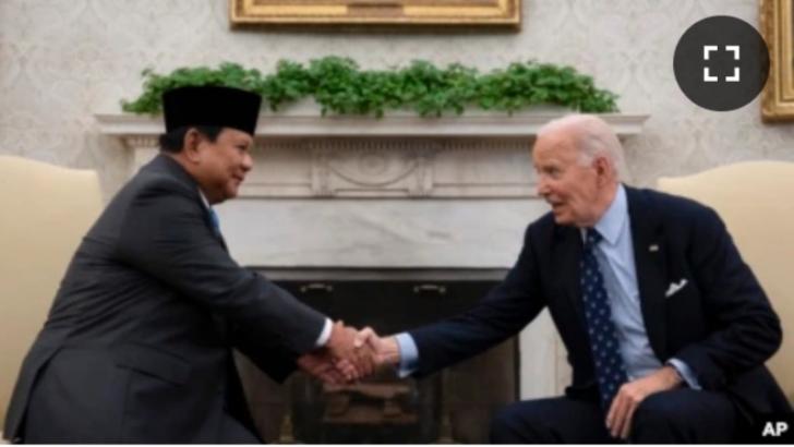 Prabowo Bertemu Biden di Gedung Putih, Bahas Gaza dan Laut China Selatan