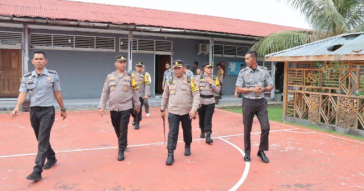 Kapolres Tinjau Lokasi TPS di Rumah Tahanan Selatpanjang