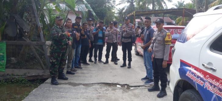 Polisi Pastikan Keamanan Kampanye Paslon Bupati di Kecamatan Pelalawan