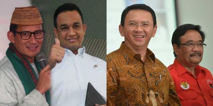 Inilah Skenario Pilkada DKI Putaran Kedua, Anies-Sandiaga atau Ahok-Djarot?