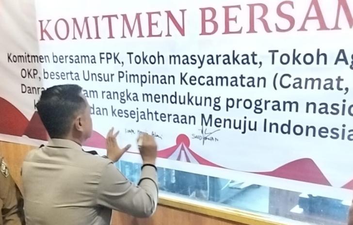 Masyarakat Kandis Bersatu Menjaga Kamtibmas untuk Indonesia Emas