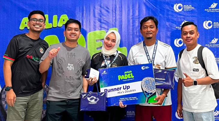BRK Syariah Raih Runner Up Aulia Padel Tournament 2026