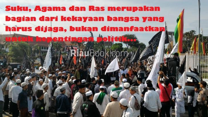 Isu Sara terkait Ahok Meluas ke Riau