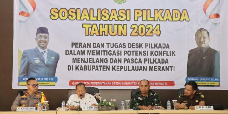 Rakor Tim Desk Pilkada Kepulauan Meranti Wujudkan Pilkada Damai