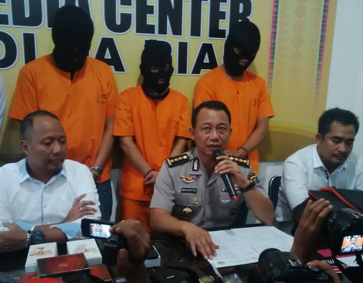 Polda Riau Ungkap Pelaku Pembobolan Rumah Mewah di Pekanbaru