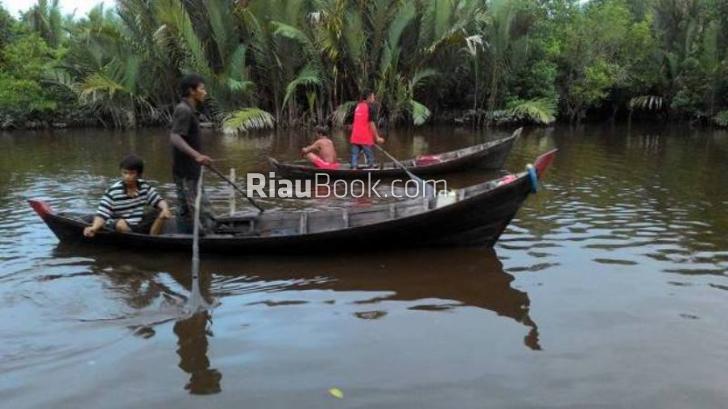 Anak Suku Pedalaman Riau Hilang di Sungai Merbau, Keramaian Seperti Pasar