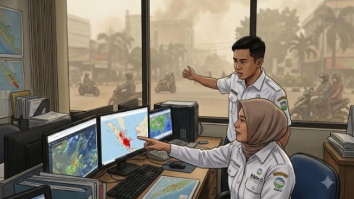 Tercatat, 4.737 Titik Hotspot Tersebar di Wilayah Sumatera