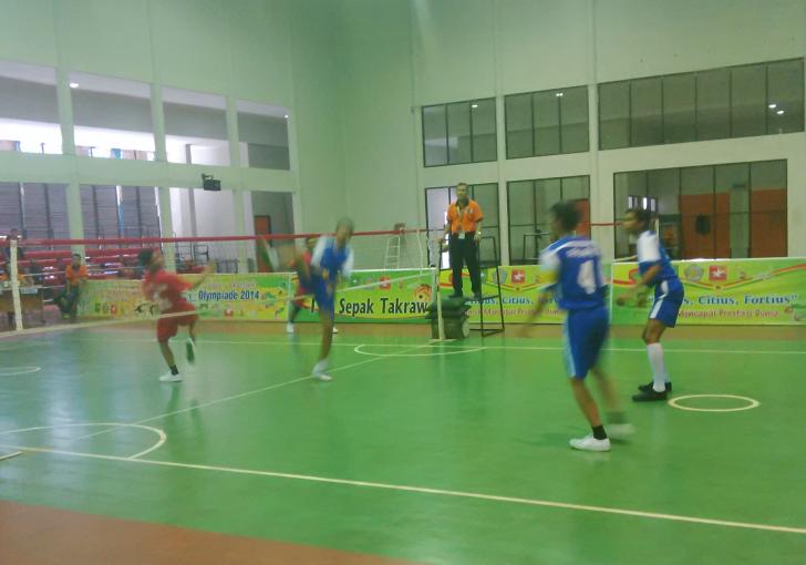 Sepak Takraw Riau Maju Ke Semifinal, Setelah Kalahkan Atlet Babel