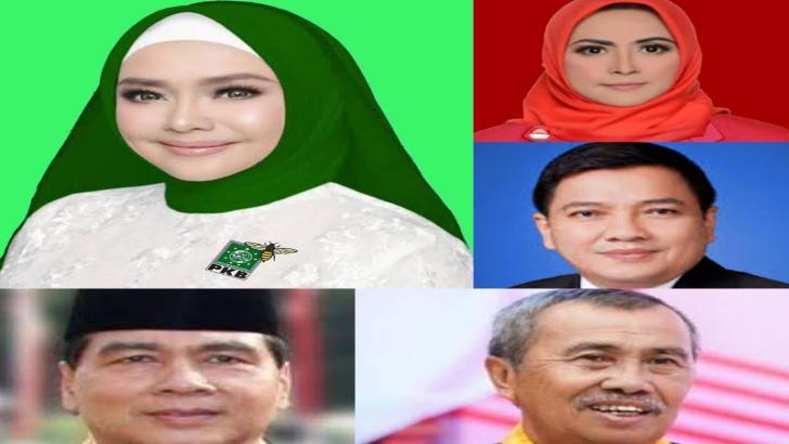 Pileg DPR RI Dapil Riau I: Iyeth Bustami Bakal Melenggang? Syamsuar dan Dewi Juliani 'Jawara', Jon Erizal & Achmad 'Keok'