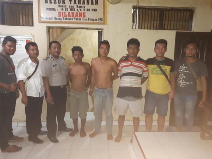Kawanan Pencuri Hewan Ternak Ditangkap Polisi di Bagan Sinembah
