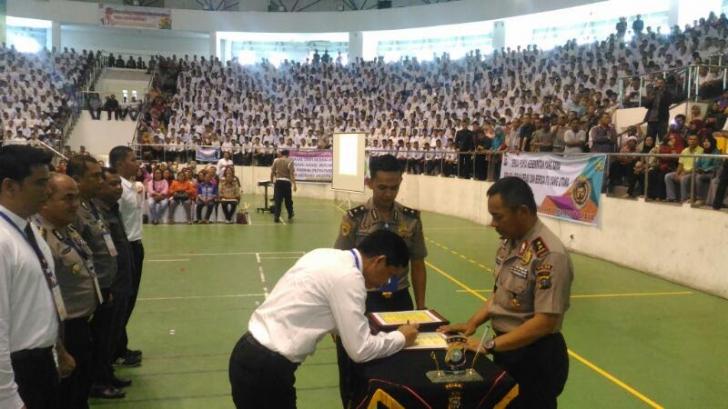 Ribuan Calon Bintara Polri Teken Pakta Integritas, Kapolda : Penerimaan Bebas dari Praktek Korupsi