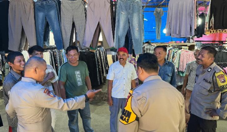 Polisi Imbau Pedagang Pasar Kodim Jaga  Kamtibmas jelang Pemilu