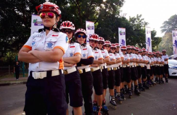 Terobosan Unik Kepolisian, Akan Hadir Polwan Bersepatu Roda di Pekanbaru