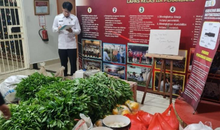 Petugas Lapas Tingkatkan Pengawasan, Perketat Pemeriksaan Bahan Makanan Warga Binaan
