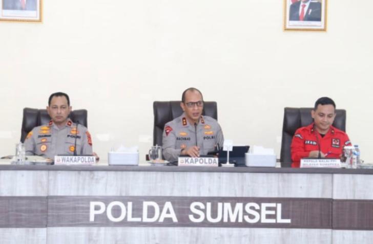 Bahas Mitigasi Karhutla, Kapolda Sumsel Kolaborasi dengan Manggala Agni