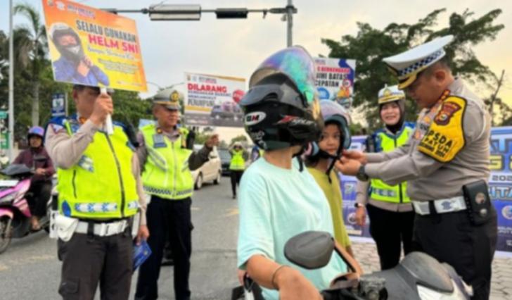 11 Polisi Terjaring Operasi Patuh Lancang Kuning 2024 di Riau