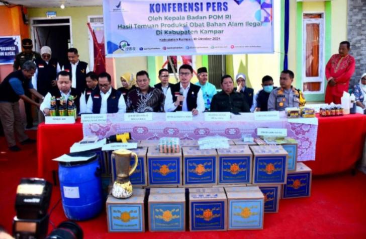 Kepala BPOM Ekspos Temuan Obat Bahan Alam Ilegal