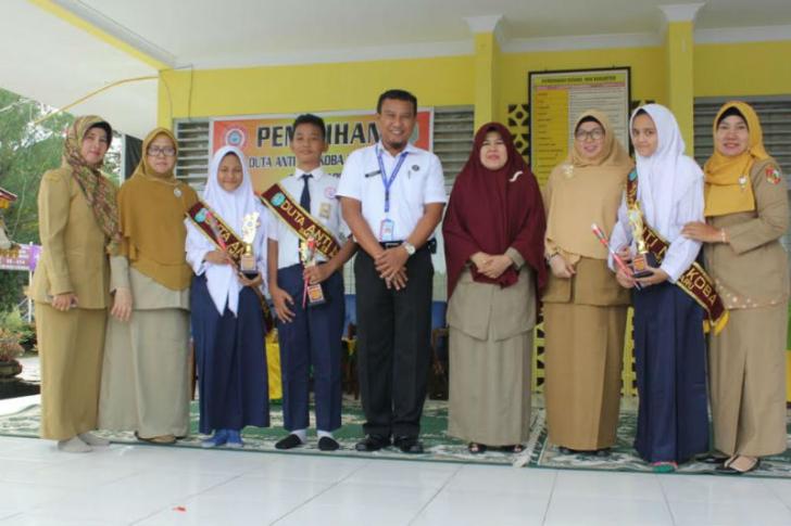 Duta Anti Narkoba SMPN 13 Pekanbaru Dilantik