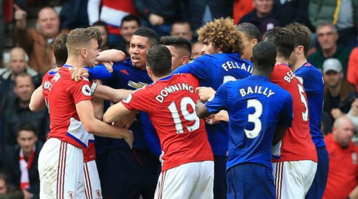 Manchester United Vs Middlesbrough Diwarnai Insiden Memalukan