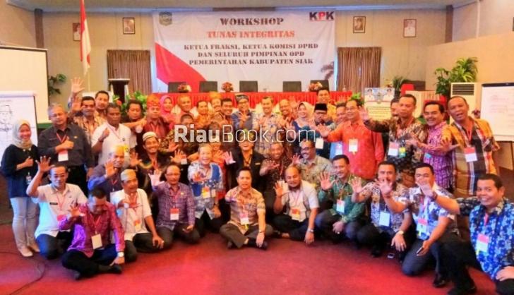 Wabup Siak Tutup Workshop Tunas Integritas