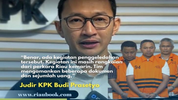 Selain Dokumen, KPK Ternyata Juga Sita Sejumlah Uang Hasil Penggeledahan Kantor Bupati Inhu