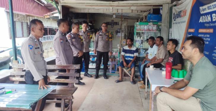 Perkuat Kemitraan dengan Masyarakat, Polsek Rumbai Pesisir Sosialisasikan Kamtibmas di Kelurahan Limbungan